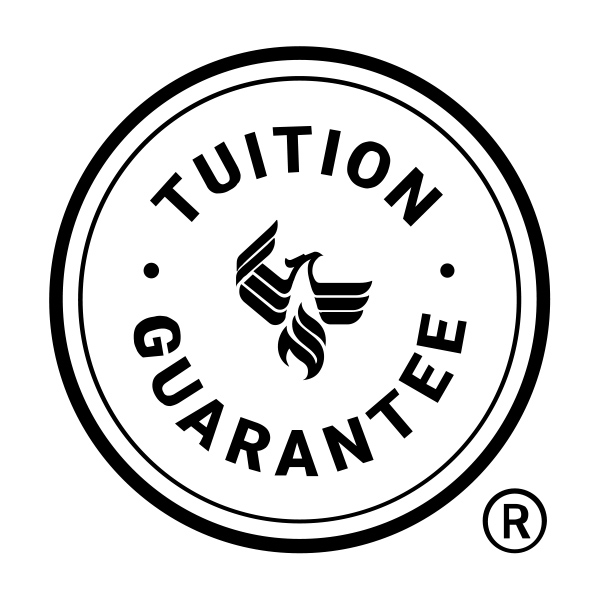University of Phoenix tuition guarantee logo with registered trademark