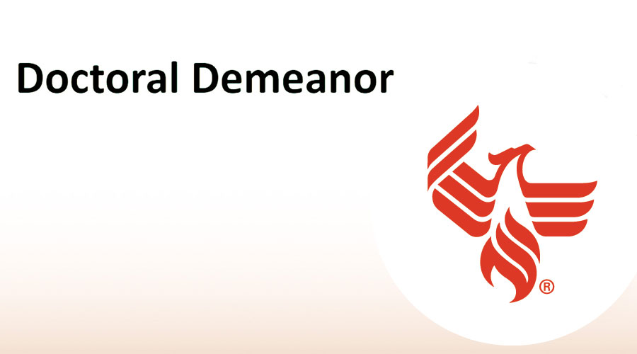 Watch Doctoral Demeanor video