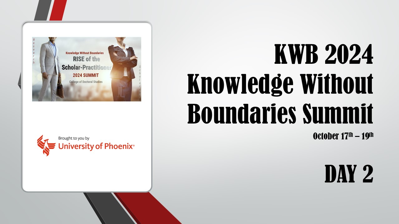 Watch knowledge without boundaries research summit day two main stage events